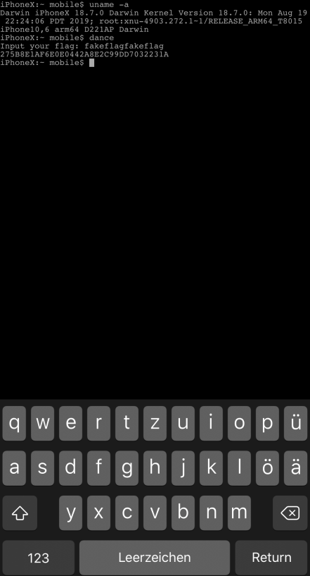 iPhone screenshot