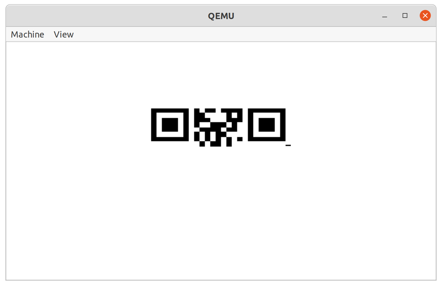 Partial QR code